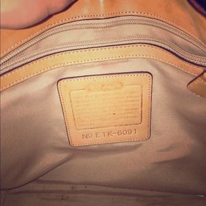 Vintage coach mini bag